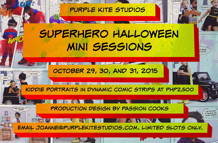 Superhero Halloween Mini Sessions 2015 by Purple Kite Studios